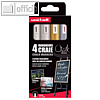 Kreidemarker Chalk marker, Rundspitze 1.7-2.5 mm, sortiert, 4er Etui