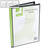 officio Pr?sentationssichtbuch DIN A4, R?cken 19 mm, 20 H?llen, PP, schwarz