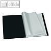officio Sichtbuch DIN A4, 20 Hüllen, PP/450 my, schwarz, 125352000