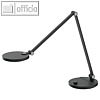 unilux LED-Tischleuchte EVEREST, 8W, (H)25-80 cm, Stahl/Alu, schwarz, 400153676