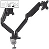 Doppel-Monitorarm, bis 32", max. 8 kg je Arm, 2x USB-Ports, schwarz, 8042501
