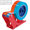 Tischabroller 6012, 1 oder 2 Rollen, (T)17 cm, Stahlgeh?use, rot, 06012-02-01