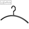 officio Kleiderb?gel, (B)450 mm, Kunststoff, schwarz, 10er Set