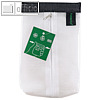 Tasche DIN A6 mit Schnappverschluss & Rei?verschlussfach, Folie PVC-frei