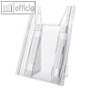 Durable Prospektspender COMBIBOXX 1/3 A4, 1 Fach, transparent, 8590-19