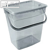 Waschmittelbox mit Deckel & Tragegriff, 6 Liter, (H)25 cm, Kunststoff, grau