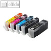 Multipack f?r Canon MG 6350 / ersetzt Canon PGI-550 XL + CLI551 XL, 5er Set