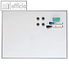 Nobo Wei?wandtafel, (B)585 x (H)430 mm, magnethaftend, Stahl/Alu, 1903777