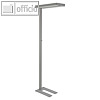 LED-Standleuchte, 80W, (H)196 cm, 3 Lichtquellen, 4.000 K, dimmbar, Alu, silber