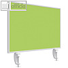 Magnetoplan Tischtrennwand VarioPin, 800 x 500 mm, Filz/Alu, gr?n, 1108005