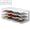 styropost Postsortieranlage, 9 F?cher, Trio-Tower, B 900 x T 400 x H 322 mm