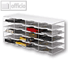 styropost Postsortieranlage, 20 F?cher, Quadro-Tower, B 1200 x T 400 x H 734 mm