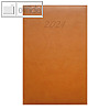 DAILY 24 PRESTIGE Terminkalender 16 x 24 cm, 1 Tag/1 Seite, BRAND schokolade