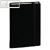 DAILY 21 PRESTIGE Terminkalender 13 x 21 cm, 1 Tag/1 Seite, SILK schwarz