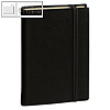 DAILY 24 PRESTIGE Terminkalender 16 x 24 cm, 1 Tag/1 Seite, SILK schwarz