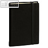 DAILY 17 PRESTIGE Terminkalender 12 x 17 cm, 1 Tag/1 Seite, SILK schwarz