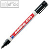 Edding Permanentmarker 400, Strichst?rke 1 mm, schwarz, 10er Pack, 4-400001