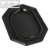 Papstar Servierplatten, 21 x 29 cm, PET, schwarz, 200 St?ck, 89161