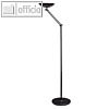 unilux LED-Deckenfluter FIRST ARTICULATED, 24W, (H)160-180 cm, schwarz,400153694