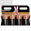 Duracell Batterien PLUS Mono D, 1.5 V, 4er Pack, 142039
