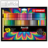 Stabilo Fasermaler Pen 68 Arty Kartonetui (65 Farben)