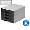 Durable Schubladenbox Eco 4 schwarz