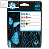 HP Tintenpatrone Multipack 903, 3x 315 + 1x 300 Seiten, 4-farbig, 6ZC73AE
