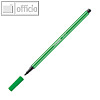 STABILO pen 68, Fasermaler, Tinte auf Wasserbasis, smaragdgrün, 68/36