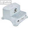 Tritthocker f?r Kinder, zweistufig, (H)21 cm, max. 120 kg, PP/TPE, blau