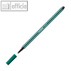 STABILO pen 68, Fasermaler, Tinte auf Wasserbasis, blaugr?n, 68/53