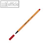 STABILO Tintenfeinschreiber point 88, 0.4 mm, rot, 88/40