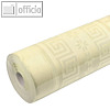 Tischtuch, (B)120 cm x (L)6 m, 40 g/qm, Damastpapier, elfenbein, R480624I