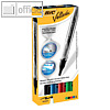 Whiteboard-Marker Velleda Liquid Ink, Rundspitze 2.2 mm, sortiert, 4er Etui