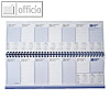 officio Tisch-Querkalender, 297 x 102 mm, 1 Woche/2 Seiten, blau***2025***