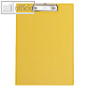 MAUL Schreibmappe, DIN A4, Folienüberzug, Innentasche, gelb, 2339213