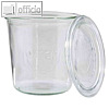 APS Weck-Glas mit Deckel, (?)60 mm x (H)55 mm, Sturz-Form, 80 ml, 12er Set,82310