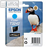Epson Tintenpatrone T3242, ca. 980 Seiten, cyan, 14 ml, C13T32424010