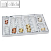 Ersatz-M?nzeinsatz f?r Z?hlbrett, Kapazit?t: 125.75 ?, 266 x 162 x 31 mm, PS