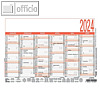 Zettler Tafelkalender DIN A5, 6 Monate/1 Seite, 21 x 14.8 cm, Karton, 904-0000