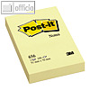 Post-it Notes Haftnotizen, gelb, 51 x 75 mm, Block á 100 Blatt, 12er Pack, 656