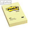 Post-it Notes Haftnotizen, gelb, 51 x 75 mm, Block á 100 Blatt, 656 CY