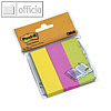 Post-it Page Markers, 25 x 76 mm, Neonfarben, 3 x 100 Blatt, 671-3