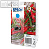 Epson Tintenpatrone 503, ca. 165 Seiten, cyan, 3.3 ml, C13T09Q24010