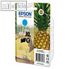 Epson Tintenpatrone 604XL, ca. 350 Seiten, cyan, 4 ml, C13T10H24010
