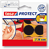 Tesa Filzgleiter rund, ? 26mm, braun, 9 St?ck, 57894-00001-00