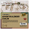 Folia Adventskalender-Holzzahlen, Höhe/Zahlen: 47 mm, natur, 2209