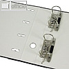 officio Doppelordner DIN A4, R?ckenbreite 80 mm, mit 2 Mechaniken, schwarz, 3306