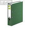officio Kunststoff-Ordner DIN A4, Rücken 80 mm, Wechselfenster, grün