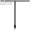 unilux LED-Tischleuchte STRATA, 11W, dimmbar, Klemmfu?, schwarz, 400124562