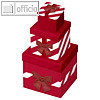 Clairefontaine Geschenkboxen-Set "Geschenk", 3-teilig, Pappe, X-31103-BXC